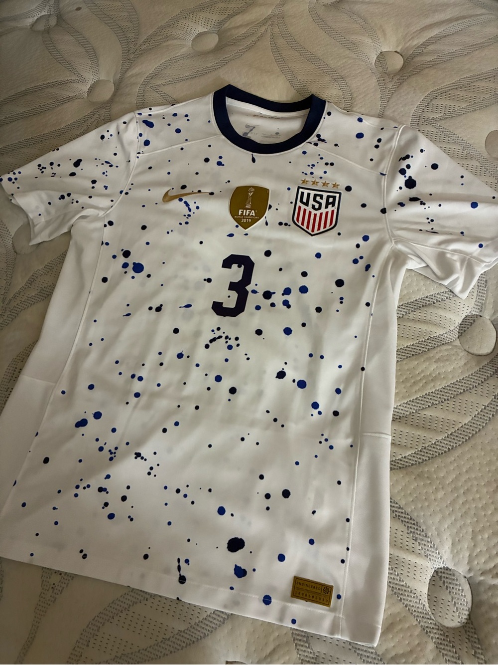 Nike Sofia Huerta #3 USA Women’s 2019 FIFA World Cup Champions Medium Jersey